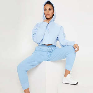 เสื้อฮู้ดดี้ผู้หญิงคุณภาพสูงสำหรับฤดูหนาว ผ้าฝ้าย 100% แขนยาว ทรงครอปท็อป เป็นมิตรกับสิ่งแวดล้อม ระบายอากาศได้ดี ราคาสมเหตุสมผล - Product Image 6