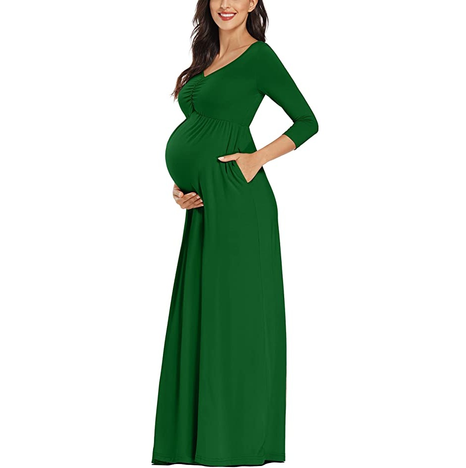 slim fit dress slacks Shop Emerald Green Maternity Dress, Photoshoot Dress,  Empire Waist Boho Dress, Elegant