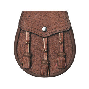 Sac Sporrans pour hommes de qualité supérieure Design haut de gamme avec nouveau style de cuir écossais professionnel de type basson - Product Image 1