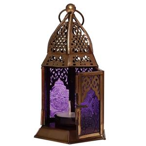 Linterna pequeña de tendencia de alta calidad, estilo único de vidrio coloreado para fiestas festivas y otras ocasiones, regalo decorativo de moda - Product Image 4