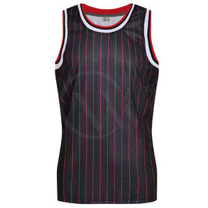 Camiseta de baloncesto unisex de doble uso para hombre, último diseño, ropa deportiva de secado rápido de doble cara, chaleco transpirable para entrenamiento - Product Image 1