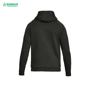 Sweat à capuche unisexe personnalisable, épais, thermique, zippé, en molleton/éponge française, respirant, séchage rapide, noir - Product Image 6