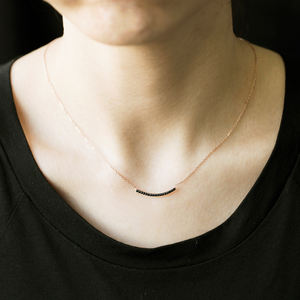 Collar de plata de ley 925 con piedras de circonita, elegante, turco, hecho a mano, venta al por mayor - Product Image 3