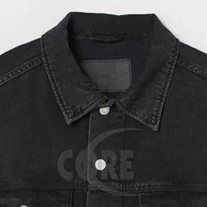 Veste en jean pour hommes à prix réduit OEM 100% Veste d'hiver en jean pour hommes en coton pour la vente en ligne - Product Image 3