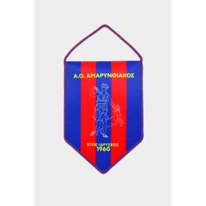 Premium Double-Sided Crystal Satin Fabric Pennant <b>Banner</b> Pentagonal Cut with Red Blue Thread Digital Printing Graphic Techniques - Product Image 5