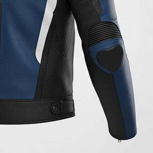 Nueva llegada Hombres Ropa de invierno Chaquetas de cuero de moto Precio barato al por mayor Chaquetas de moto de cuero de la PU sostenible - Product Image 4