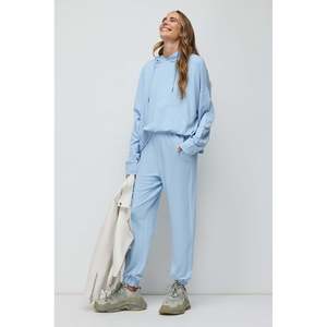 กางเกงวอร์มผ้าโมดอล วิสโคส/โพลีเอสเตอร์ สำหรับเด็กผู้หญิง เนื้อผ้านุ่มลื่น ระบายอากาศได้ดี ไม่ยับง่าย สวมใส่สบาย ไซส์พลัส Mega Merchant - Product Image 2