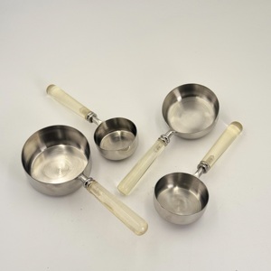 Stainless Steel Coffee Bean Measuring Spoon/scoop with <b>Bag</b> <b>Clip</b> for Resin Handle Design Piece Hot Selling - Product Image 2