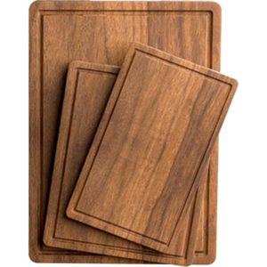 Tabla de cortar de madera de primera calidad asequible con construcción antideslizante duradera para ajustes de cocina modernos o rústicos - Product Image 6