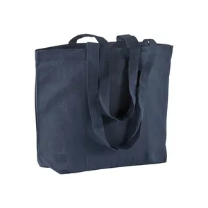 Borse Promozionali Personalizzate in Cotone con Design a Soffietto e Materiale da 120 G/m2 - Product Image 4