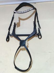 กรงม้าเกรคเกิล สีดําพร้อมรายละเอียดกรงม้า กรงม้าหนังแท้สีสันสดใสในอินเดีย - Product Image 6