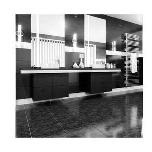 Enbl Design Own Concept Meubles de salle de bain en quartz de luxe Petit miroir mural en bois personnalisé Panneau mélaminé en PVC et marbre - Product Image 6