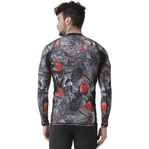 OEM personalizado sublimado impreso hombres MMA Rash Guard Comodidad óptima y estilo diseñado para la compresión - Product Image 2