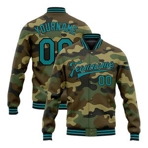 Chaqueta Universitaria de Lana de Estilo Vintage con Mangas de Cuero, Costuras Premium y Corte Regular, Servicio OEM Disponible - Product Image 6