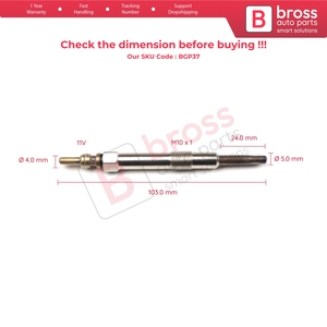 BGP37 1 Piece <b>Heater</b> Glow <b>Plugs</b> GX103 0100226436 358G for Alfa - Product Image 5