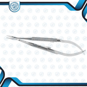 Barraquer ที่ใส่เข็มแบบแมนนวลพร้อมขากรรไกรทังสเตนคาร์ไบด์แข็งแบบตรงขนาดมาตรฐาน125มม. ความยาวทั้งหมดล็อก Daddy D Pro - Product Image 3