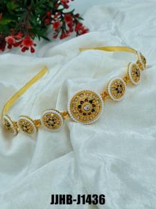 เครื่องประดับคาดผมแฟชั่นทำด้วยมือสุดพิเศษสำหรับผู้หญิงเจ้าสาวงานแต่งงานงานปาร์ตี้เทศกาลออกแบบชาติพันธุ์แบบดั้งเดิมขายส่ง - Product Image 4