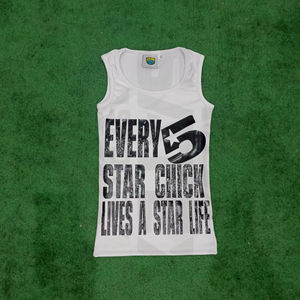 Camisetas de Tirantes para Mujer 100% Algodón al por Mayor - Absorben la Humedad, Transpirables, de Secado Rápido, Ecológicas, con Estampado por Transferencia de Calor, Precio de Fábrica - Product Image 1