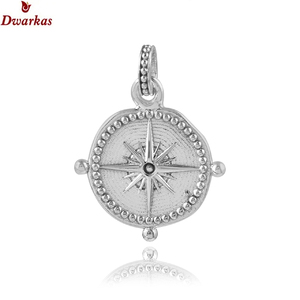 ผู้ผลิตเครื่องประดับทำ925เงินสเตอร์ลิงสร้อยคอจี้รูปดวงอาทิตย์ธรรมดาเครื่องประดับทองเหลืองทรงกลมลูกปัดสเปเซอร์ - Product Image 5