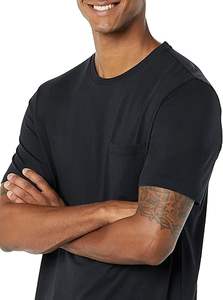 T-shirts Essentials pour hommes à manches courtes de coupe régulière et à col rond - Product Image 5