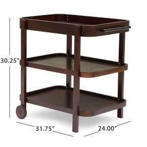 Newest fancy wood wine bar cart for home catering hotel restaurant kitchen food <b>serving</b> <b>trolley</b> wine & glasses holders hot sell - Product Image 3