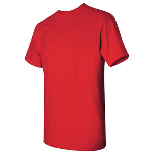 Col en O 100% coton T-Shirt à manches courtes Impression numérique de haute qualité Logo personnalisé quantité minimale de commande bas Hommes Femmes Vente en gros Solide - Product Image 5