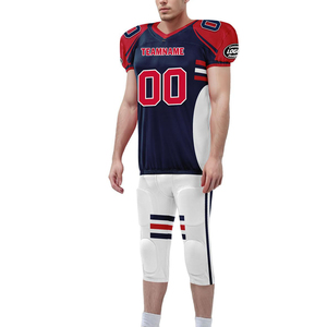 Conjunto de Uniforme de Fútbol Americano INDEX APPAREL para Hombre, Cuello en V, Manga Corta, Sublimado, Transpirable, Ajustado, para Adultos - Product Image 4