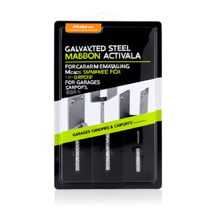 Fixation en acier galvanisé pour béton Simpson Strong Tie, diamètre de trou 5,0 mm + 13,5 mm, pour garages, auvents, abris de voiture - Product Image 3