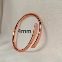 Nouveau Bracelet en Cuivre Léger Fait Main de Luxe, Couleurs Naturelles, Personnalisable avec Logo Brodé pour Événements Festifs – Création Antique