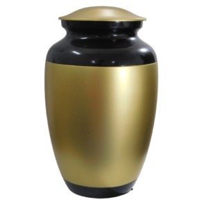 Urnas de cremación para adultos de aluminio clásico superior con banda de grabado Peltre y acabado púrpura para cenizas humanas. - Product Image 6