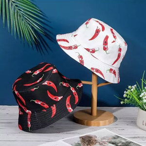Chapeau Bob Unisexe Réversible en Coton pour Extérieur avec Broderie 3D et Impression Numérique, Couleur Personnalisée, Chapeau Décontracté 4 Saisons pour Pêche et Plage - Product Image 3