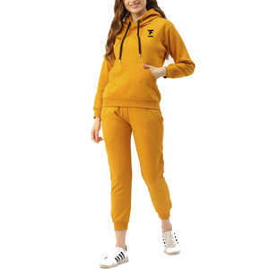 Ensemble de survêtements en polaire 2 pièces de haute qualité pour femmes vêtements de sport confortables pour l'hiver au prix de gros nouveauté - Product Image 1