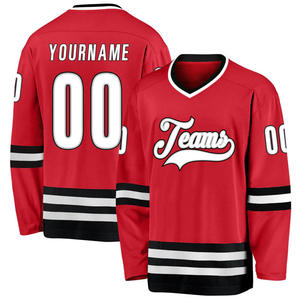 Vêtements de hockey sur glace personnalisés de haute qualité, respirants, anti-UV, impression par sublimation, service OEM, faible MOQ, vente en gros, unisexe - Product Image 2