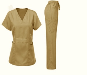 Bata de laboratorio Unisex, traje de enfermera, tela vaquera de algodón, OEM, uniforme de tiempo de plomo, Material de apoyo, tipo de género, servicio de suministro de pedido, venta al por mayor - Product Image 5