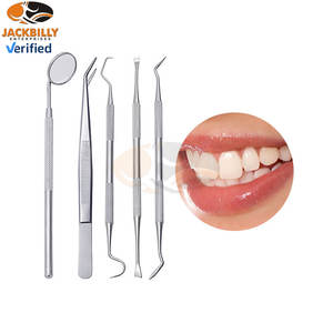 ชุดเครื่องมือตรวจสุขภาพช่องปากพื้นฐาน สแตนเลส ใช้สำหรับการผ่าตัดด้วยมือ ใช้ซ้ำได้ คุณภาพสูง ได้รับการรับรองมาตรฐาน CE ระดับ I - Product Image 2