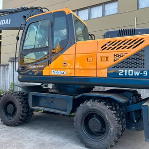 Excelente estado 210w-9 Excavadora hidráulica Hyundai Motor de engranaje de 21 toneladas Motor incluido Componentes del núcleo Excavadoras usadas de Corea - Product Image 1