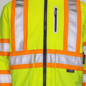 Custom Hi Vis Reflective Zip-Up Sudadera con capucha Cómoda chaqueta de seguridad de manga larga para los hombres Trabajo Seguridad Ropa DE TRABAJO - Product Image 2