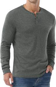 Camiseta Deportiva de Manga Larga para Hombre, Transpirable, Ecológica, de Secado Rápido, Doble Capa, de Franela, con Spandex/Poliéster, para Entrenamiento - Product Image 2