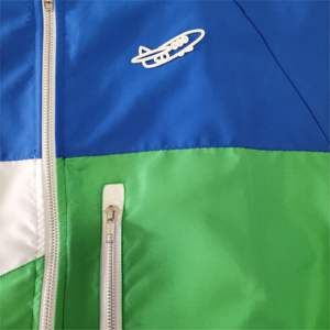 Survêtement Colourblock Full-Zip Track Jacket & Pants 100% Polyester Athletic Set Sporty Fit avec poches zippées et logo 3D - Product Image 4