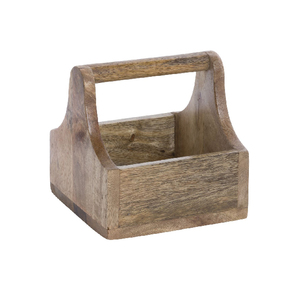 Caddy de almacenamiento de madera Natural 100% de diseño Vintage de alta calidad, organizador para interiores y exteriores, herramientas de café, compra directa, exportador indio - Product Image 1