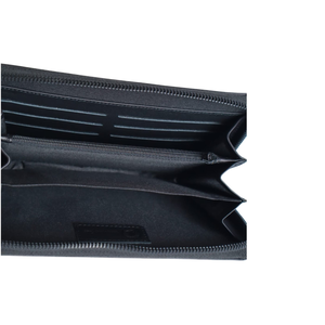 Cartera Larga de la Mejor Calidad de Indonesia, Gemoy Indang Apang Galeri, Cuero Genuino con Mezcla de Ratán, Cierre de Cremallera, Ecológica, para Mujer - Product Image 3