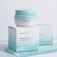 Boîtes d'emballage personnalisées haut de gamme écologiques pour crème hydratante, emballages de pots de soin, cartons pliants imprimés, insert, marque privée OEM ODM
