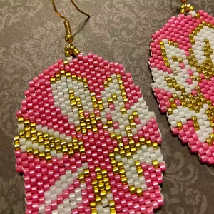 Top qualité à la main filles femmes broderie boucles d'oreilles nouveau Design graine perlée meilleur prix par MD artisanat - Product Image 3