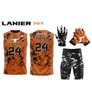 American Style 7v7 Youth <b>Football</b> Compression Set 01 Custom Sublimated 7on7 Uniforms <b>Printed</b> Techniques 7 on 7 <b>Football</b> Uniforms - Product Image 3