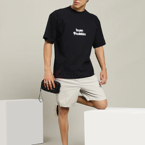 T-shirt surdimensionné pour hommes en gros imprimé numérique motif DTG personnalisé t-shirt graphique en coton Streetwear - Product Image 1