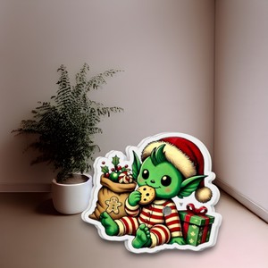 Palette personnalisée durable, Noël, Grinch, cœur, diamant, cercle, carré, magnétique, acrylique, tuile pour cils, extension de cils, outil de beauté - Product Image 2