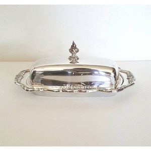 Vaisselle de table pour hôtel et restaurant Plats à beurre Assiettes et assiettes à beurre et fromage de luxe métalliques de grande taille au prix le plus bas - Product Image 1