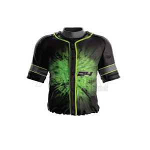 Maillots de baseball personnalisés brodés pour hommes, grandes tailles, séchage rapide, respirants, design d'équipes, vierges, impression par sublimation sur maille, bleu, vente en gros - Product Image 2