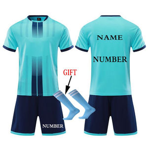 Camiseta de fútbol de manga corta para hombres y niños, uniformes de fútbol para niños y chándal para adultos y niños, conjuntos de ropa de fútbol - Product Image 3