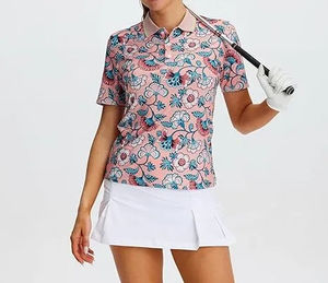 เสื้อโปโลพิมพ์ลายซับลิเมชันสำหรับผู้หญิงเสื้อโปโลพิมพ์ลาย - Product Image 2